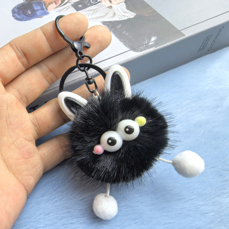 Wholesale 10pcs Ear Elf Plush Cartoon Cute Keychain